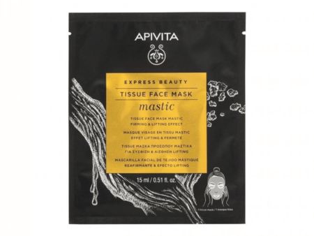 Apivita Tissue Face Mask- Mastic Firming & Lifting Effect 15ml Sale