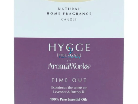 AromaWorks Hygge Candle-Time Out lavender and patchouli 220gm Fashion