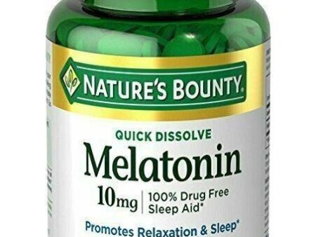 Nature s Bounty Melatonin 10 mg, 45 Quick Dissolve Tablets Online