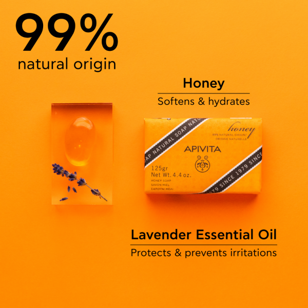 Apivita Natural Soap Honey 125G Online