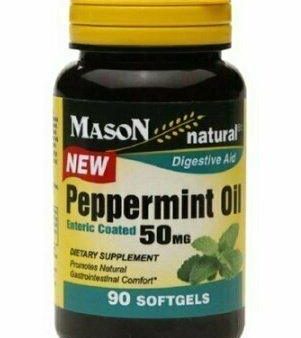 Mason Natural Peppermint Oil 50Mg Enteric Coated Softgels - 90 Each For Discount