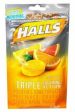 Halls Mentho-Lyptus Drops Sugar Free Citrus Blend 25 Each Fashion