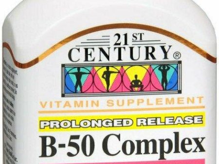 21ST CENTURY VITAMIN B-50 COMPLEX TABLETS 60CT Hot on Sale