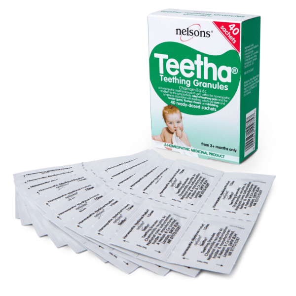 Nelsons Teetha Teething Granules 40 Sachets For Cheap