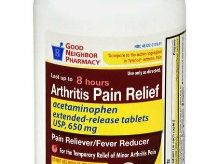 GNP APAP ARTHRITIS 650 MG CAPLETS 200 CT For Sale