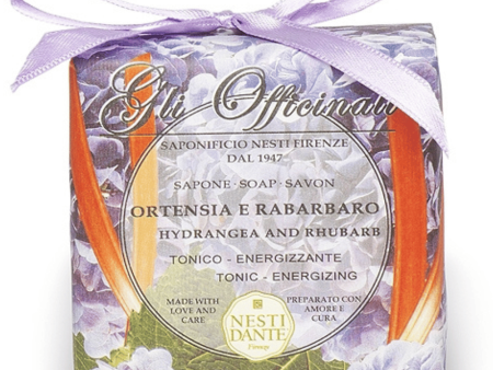 Nesti Dante  Gli Officinali  Hydrangea & Rhubarb Soap 200g Online now