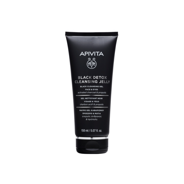 Apivita Black Detox Cleanser 150ml For Discount