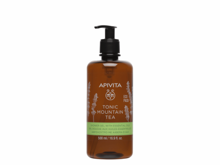 Apivita Tonic Mountain Tea Shower Gel 500ml on Sale