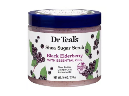 Dr Teal s Black Elderberry Body Sugar Scrub 538g For Sale