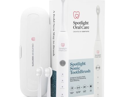 Spotlight Oral Care Sonic Tooth Brush White For Sale