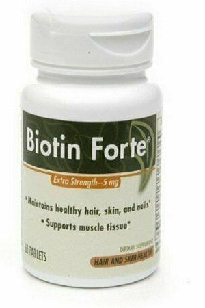 PhytoPharmica Biotin Forte, 5mg, Tablets, 60 ea Online Hot Sale