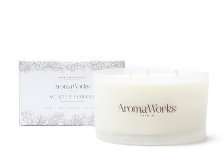 AromaWorks Winter Forest 3 Wick Candle Discount