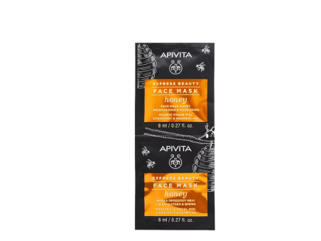 Apivita Honey Moisturising & Nourishing Face Mask 2X8ml Fashion