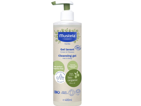 Mustela Organic Cleansing Gel 400ml For Sale