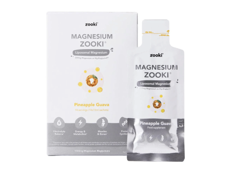 Zooki Magnesium Pineapple Guava 14 Sachets Discount