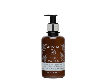 Apivita Pure Jasmine Moisturizing Body Milk 200ml Hot on Sale