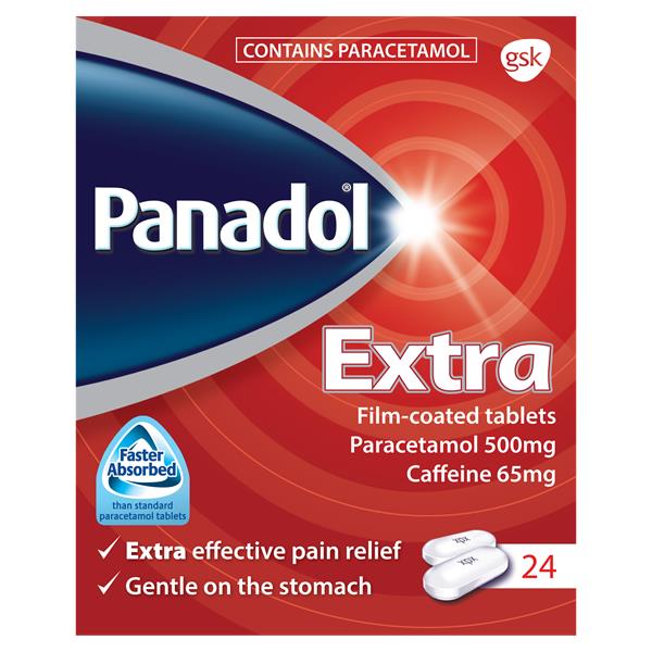 Panadol Extra 500mg 65mg Online now