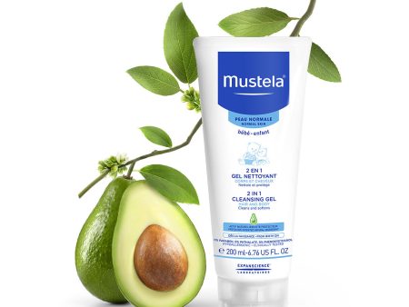 Mustela 2 In 1 Cleansing Gel 200ml For Cheap