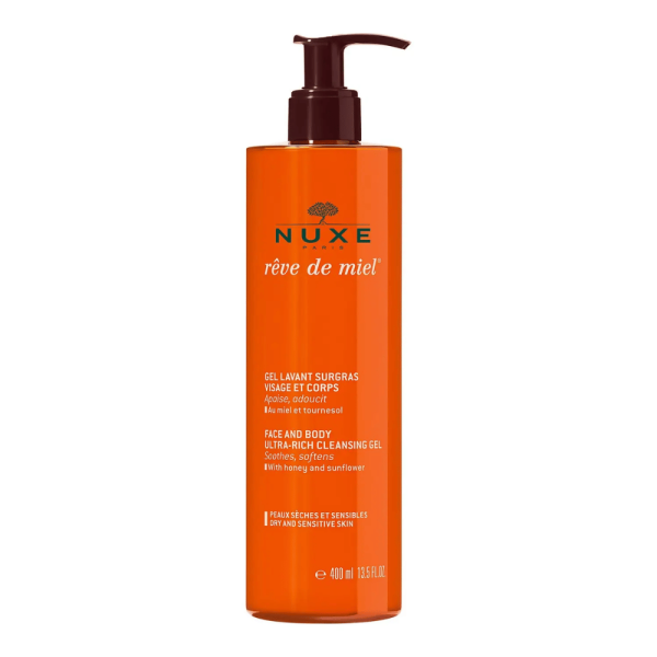 Nuxe Rêve De Miel Face And Body Ultra-Rich Cleansing Gel 400 ml Hot on Sale