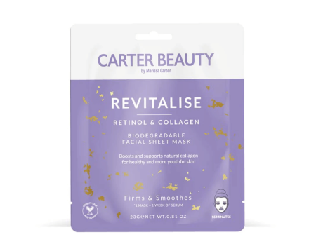 Carter Beauty Revitalise Retinol & Collagen Sheet Mask Fashion