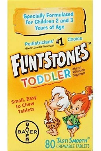 Flintstones Toddler Chewable Multivitamins, 80 Count Online