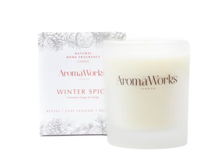 AromaWorks Winter Spice 30cl Candle Online now