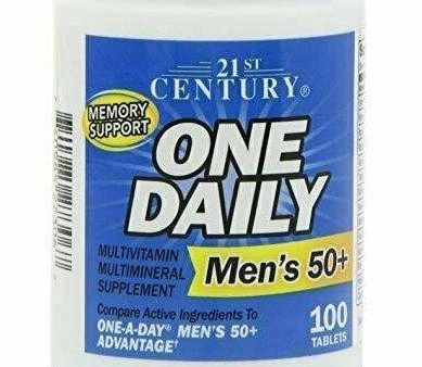 21st Century One Daily Men s 50+ Tablets, 100 Count Sale