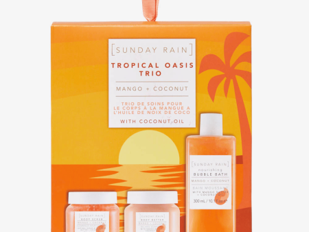 Sunday Rain Tropical Oasis Trio For Cheap