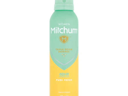 Mitchum Women Triple Odor Defense Pure Fresh 200ml For Sale