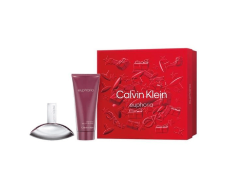 Calvin Klein Euphoria Gift Set for Her   30ml EDP + 100ml Body Lotion Discount