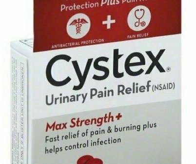 Cystex Plus Urinary Pain Relief Tablets 40 each For Sale