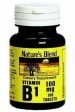 Nature s Blend Vitamin B1 100 mg Tablets - 100 ct Discount