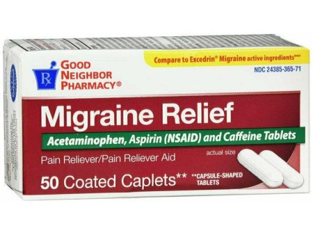 GNP MIGRAINE CAP 50 CT Online now