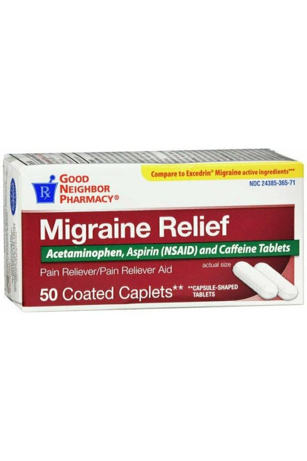 GNP MIGRAINE CAP 50 CT Online now