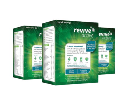 Revive Active - Orange & Mango Flavour   3 Months Supply For Cheap