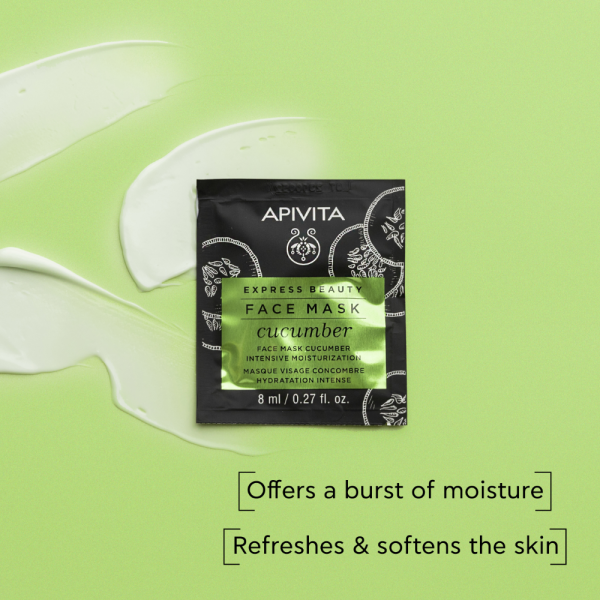 Apivita Express Cucumber  Mask 2X8ml Cheap