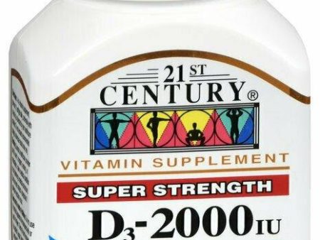 21ST CENTURY VITAMIN D-3 2000IU SOFTGEL 250CT Online Hot Sale