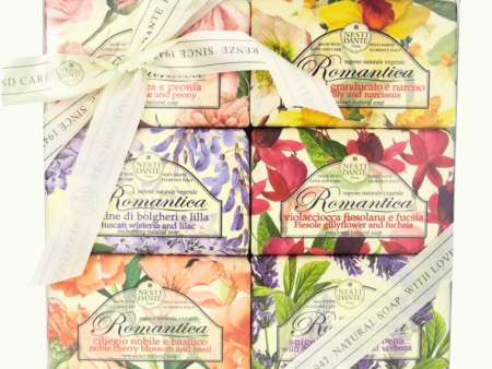 Nesti Dante Romantica Soap Assortmentset 6x150g Online now