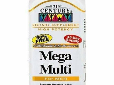 21st Century Mega Multi for Men Multivitamin Multimineral 90 Tablets Cheap