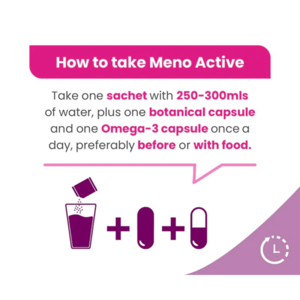 Revive Active Meno Active (30 sachets + 30 Omega-3 capsules+ 30 botanical capsules) Supply