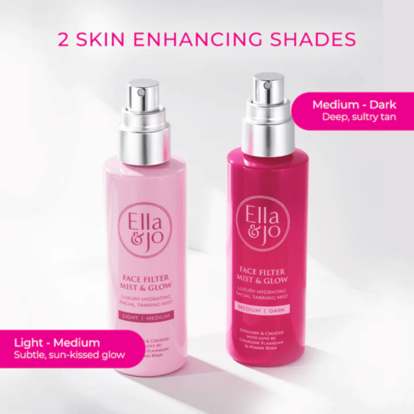 Ella and Jo Mist & Glow Facial Tanning Mist   Medium-Dark Online now