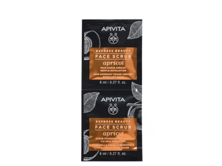 Apivita Express Face Scrub Apricot 2X8ml For Discount