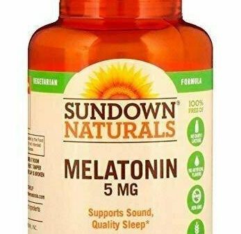 Sundown Naturals Melatonin 5 mg Tablets 90 each Fashion