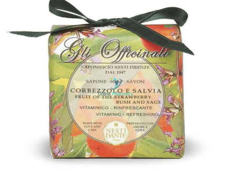 Nesti Dante  Gli Officinali   Strawberry Tree & Sage Soap 200g Online now