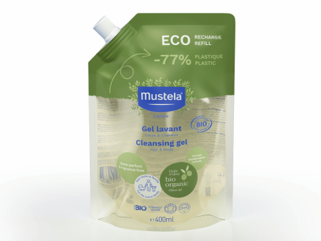 Mustela Organic Cleansing Gel Refill 400 ml Online Hot Sale