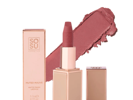 SOSU Satin Lipstick - Muted Mauve For Cheap