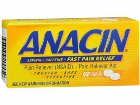 Anacin Tablets 100 each Hot on Sale