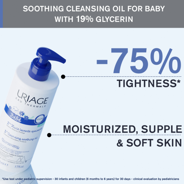 Uriage Baby s 1st Soothing Cleansing Oil 500ml For Discount