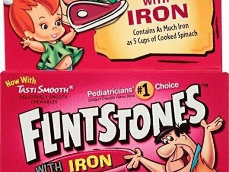 Flintstones Chewable Multivitamins with Iron, 60 Count Cheap