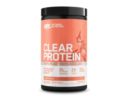 Optimum Nutrition Clear Protein 100% Plant Protein Isolate   Juicy Peach 280g Fashion